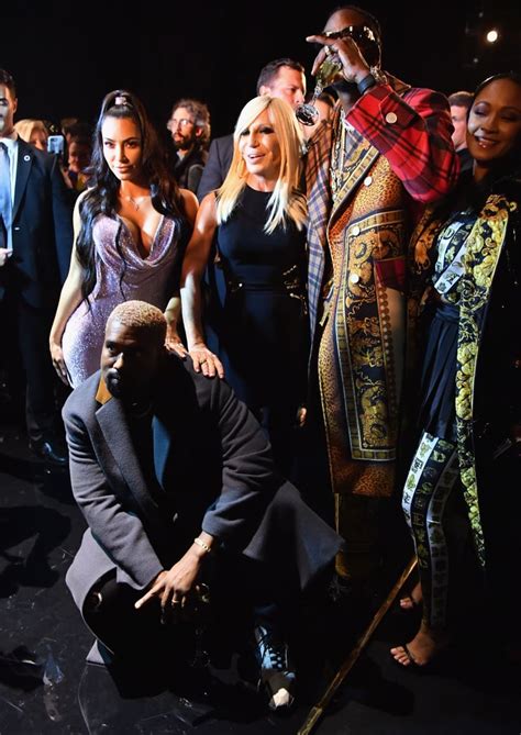 PHOTOS: Kim Kardashian, Kanye West and others at Versace 